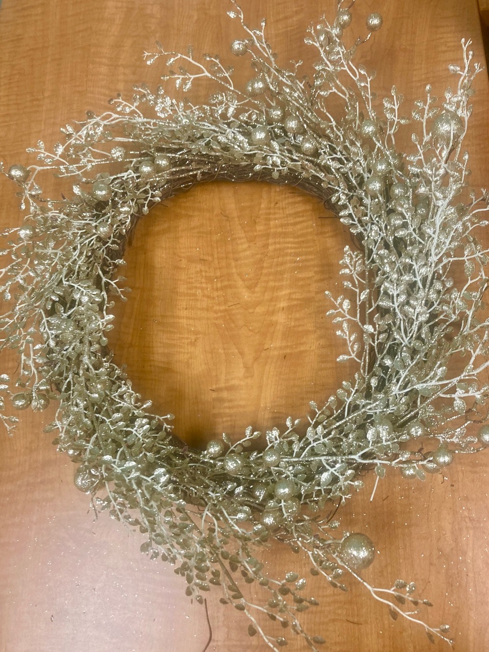 Two Gold Decorative Wreaths for $20